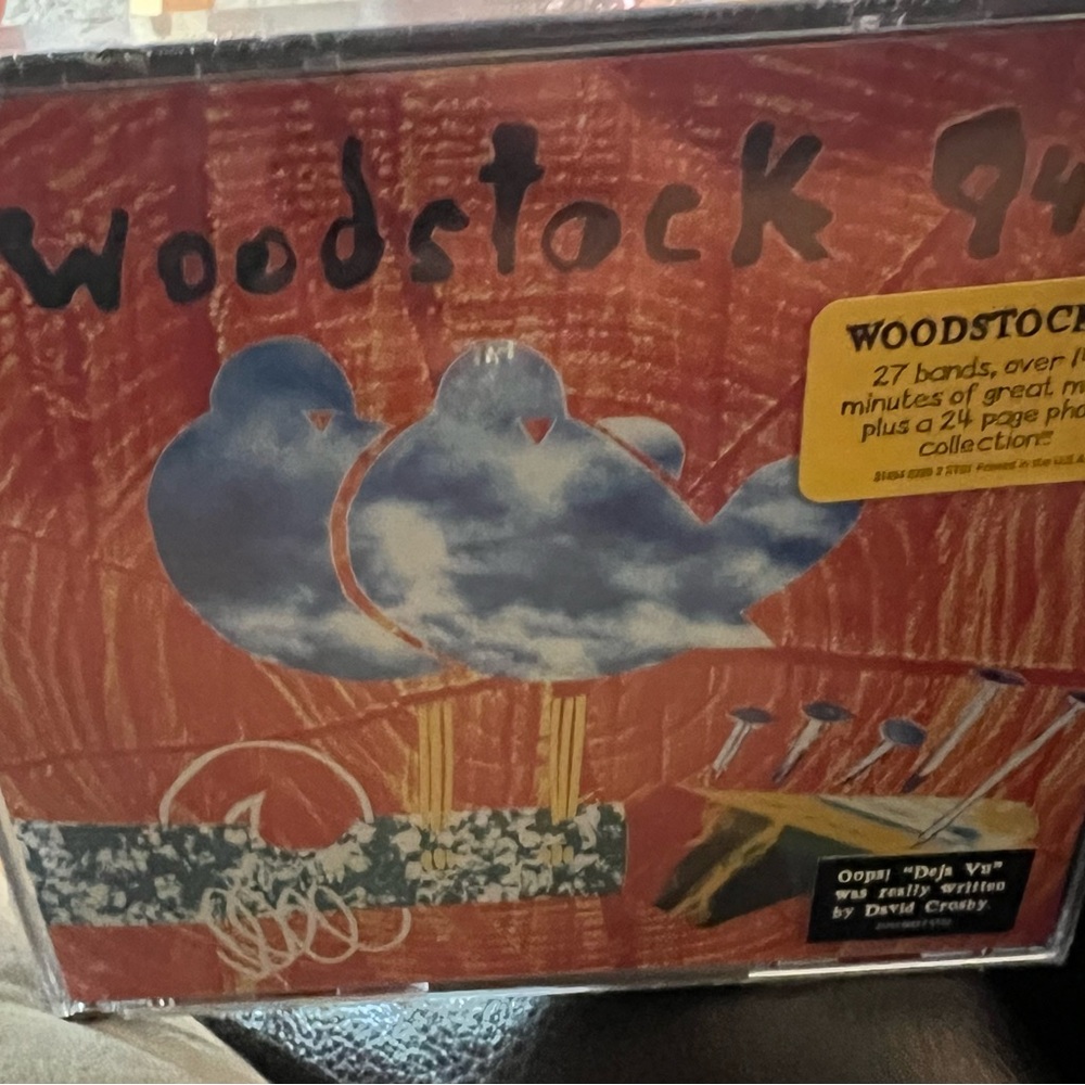 Woodstock Music Collection with Blue and Red Cover
